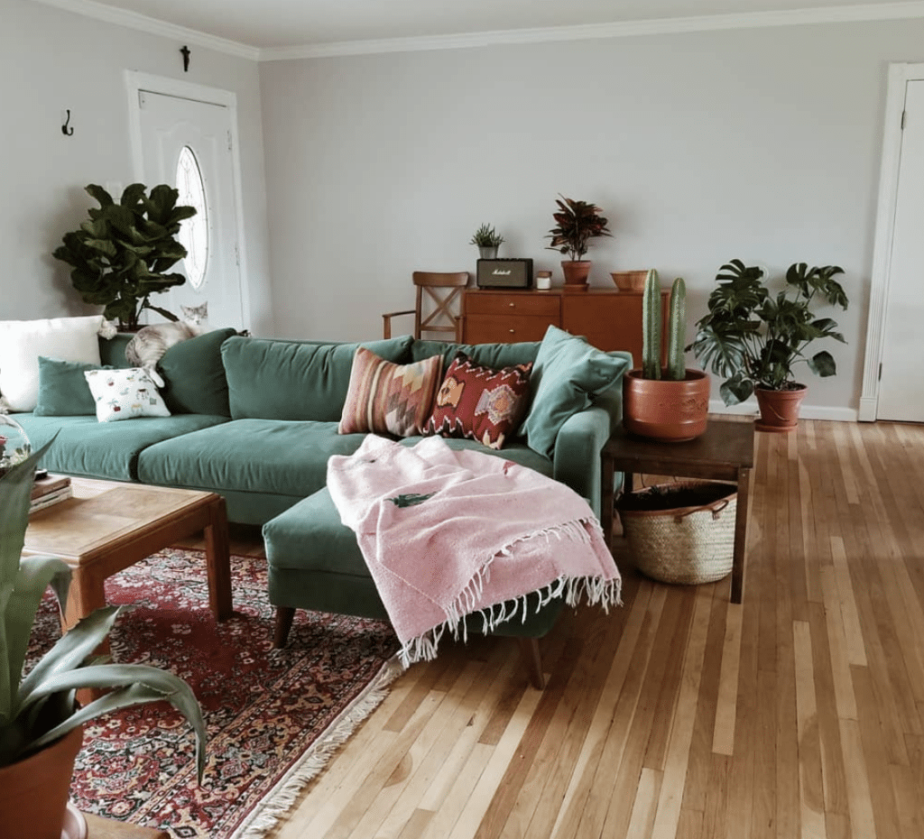 plant life series: charming mid-century california bungalow